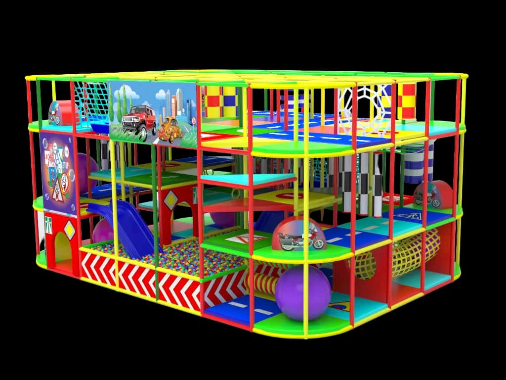 Bezpieczny małpi gaj zewnętrzny – idealne miejsce do zabawy dla dzieci