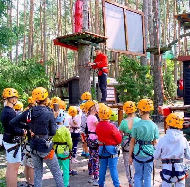 Park linowy Siemiatycze - emocjonujące przygody dla całej rodziny