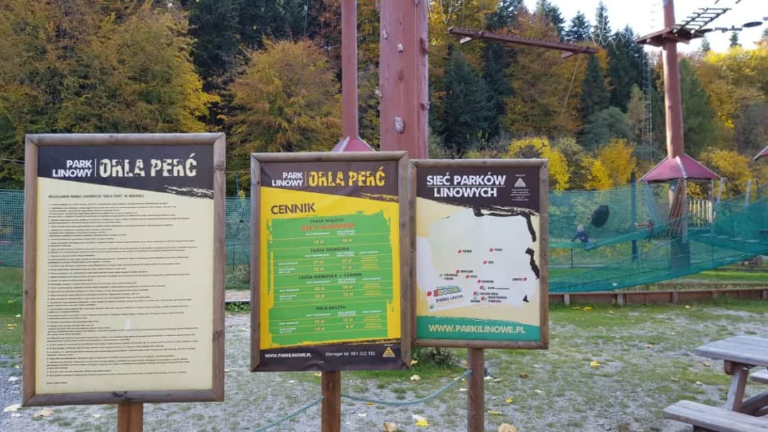 Park linowy Orla Perć - najlepsze atrakcje i trasy dla każdego