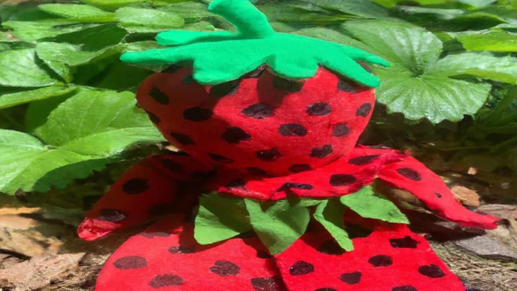 Jak zrobić strój truskawki dla dziecka - krok po kroku z materiałami